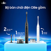 Bàn chải điện thông minh OLLIE | Trắng - Đen | Bảo hành 12 tháng - Chính hãng